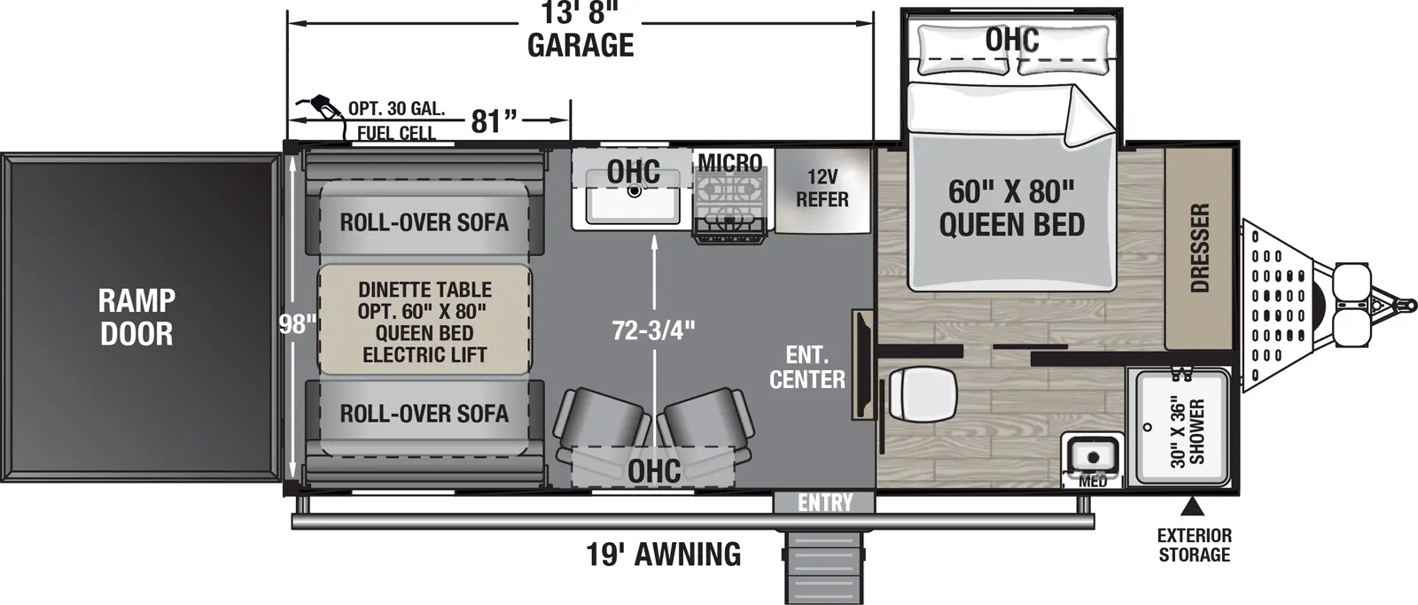 Adrenaline 21LT Floorplan